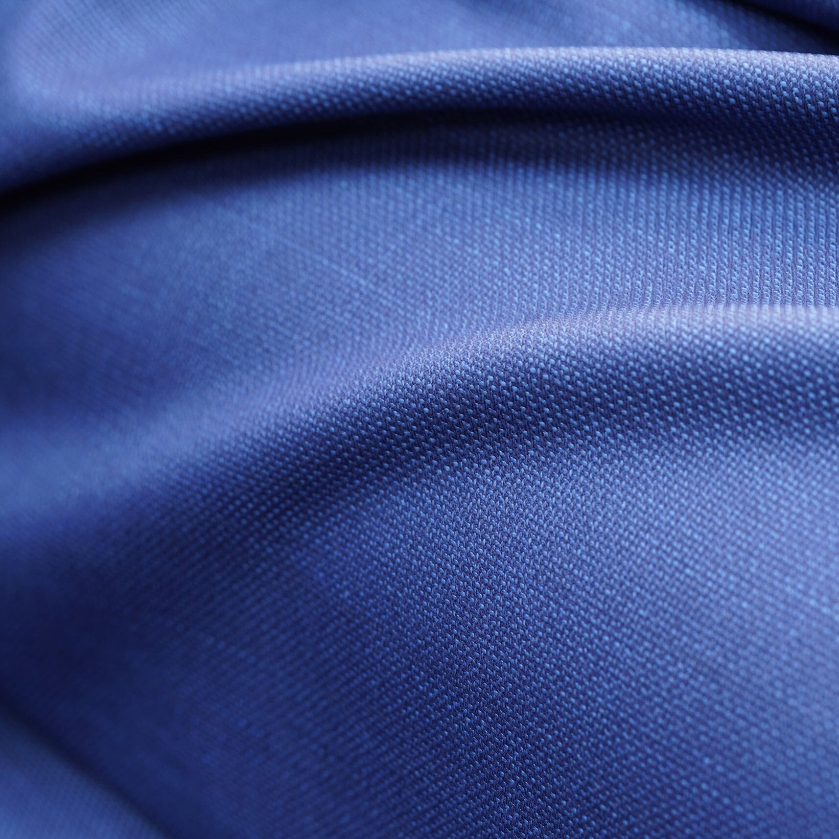 LaGondola Suit Fabric-VBC CV301 Blue Wool Hopsack Jacketing