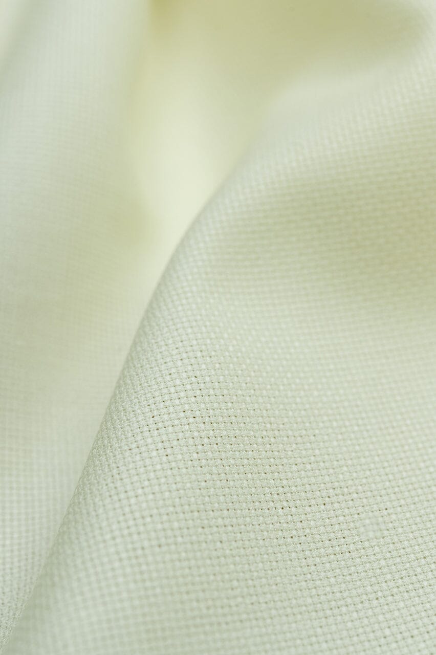 LaGondola Suit Fabric-VBC GC50148 VBC Cream Hopsack Jacketing