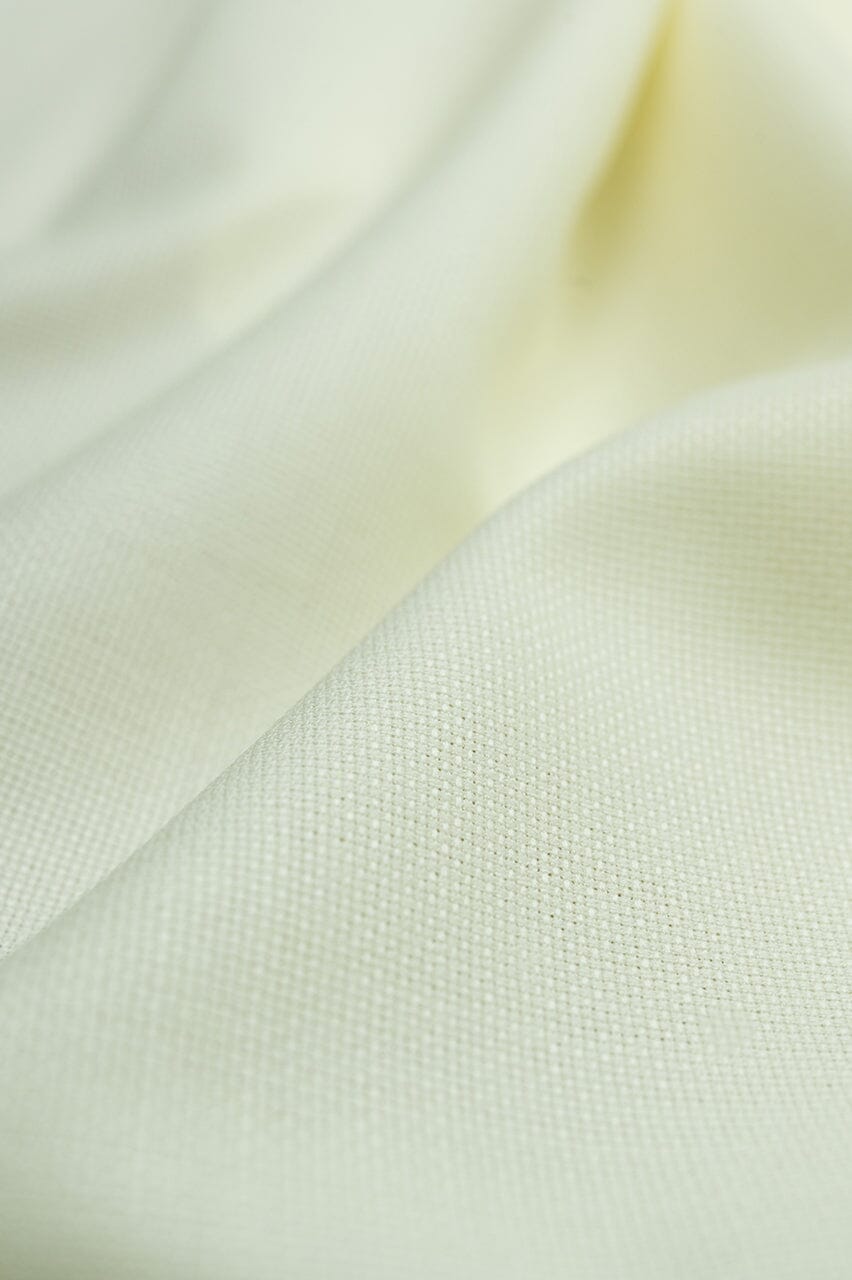 LaGondola Suit Fabric-VBC GC50148 VBC Cream Hopsack Jacketing