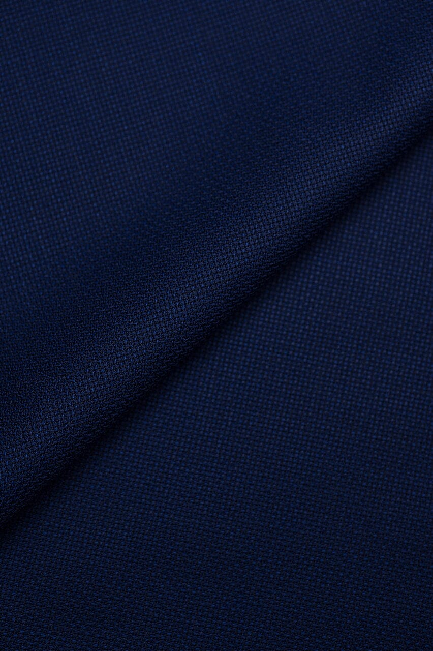 LaGondola Suit Fabric-VBC GC50151 VBC Navy Hopsack Jacketing