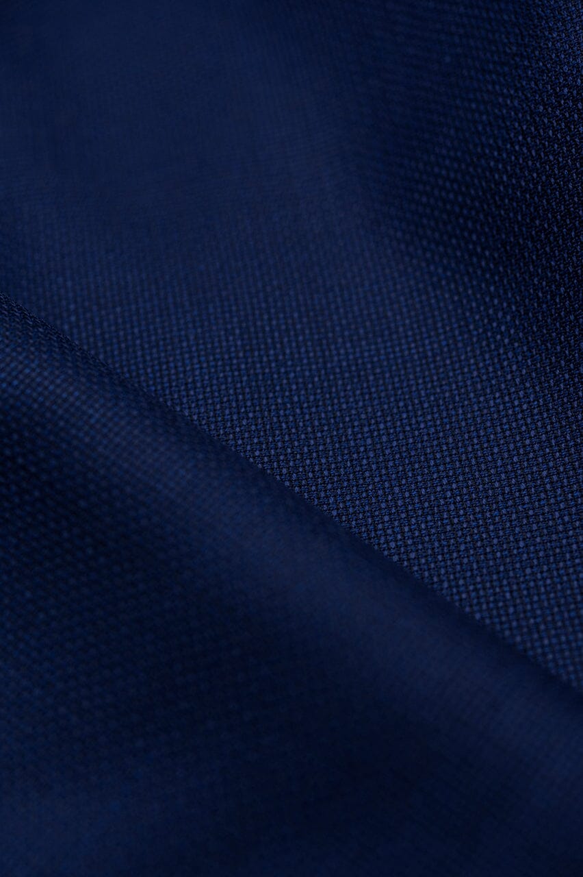 LaGondola Suit Fabric-VBC GC50151 VBC Navy Hopsack Jacketing