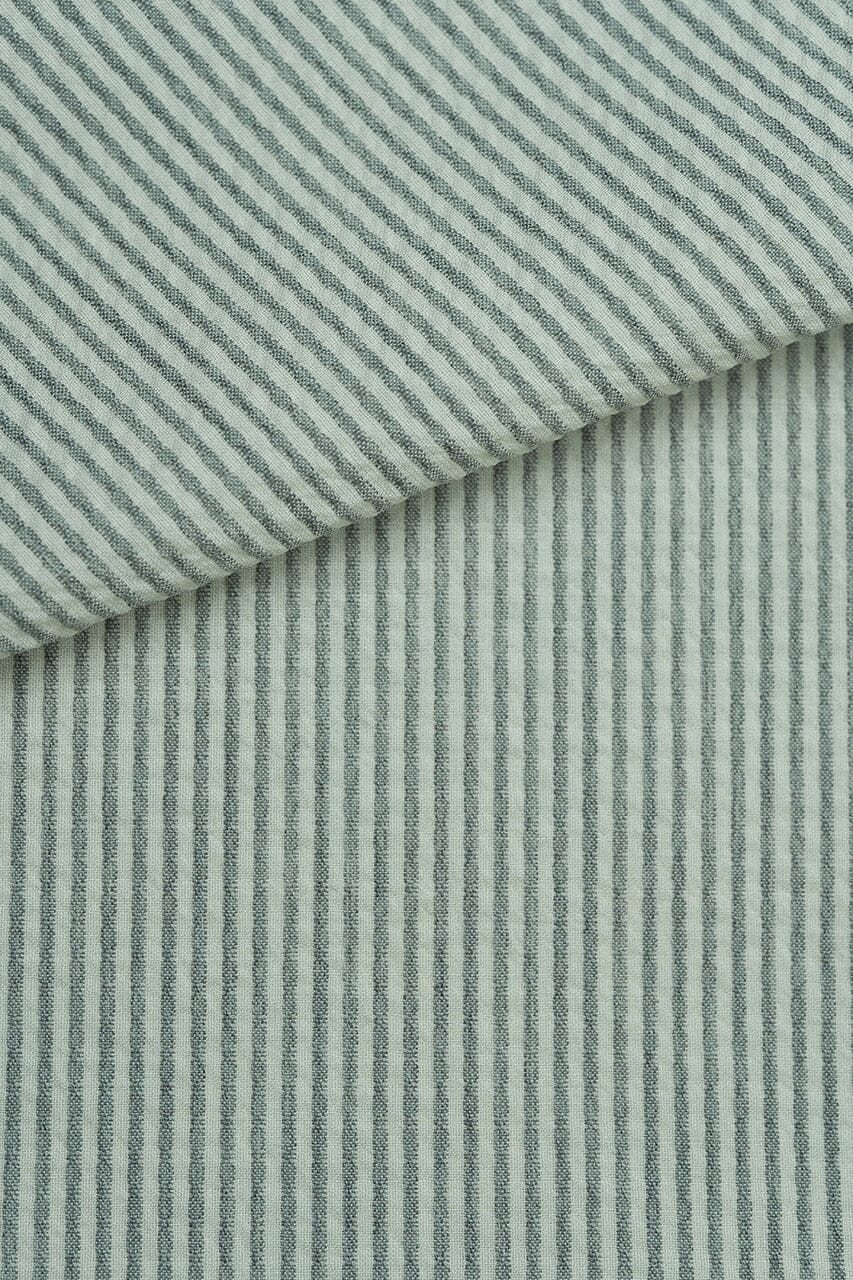 LaGondola Suit Fabric-VBC GC50201 VBC Grey Wool Seersucker for Suits