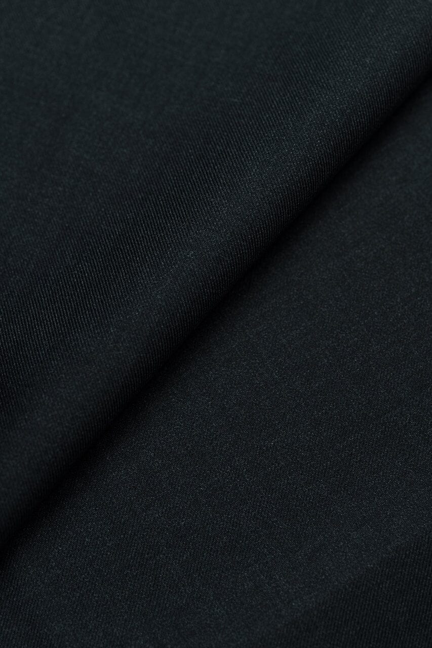 LaGondola Suit Fabric-VBC GC50224 VBC Dark Charcoal Stretched 110's Wool for Suits