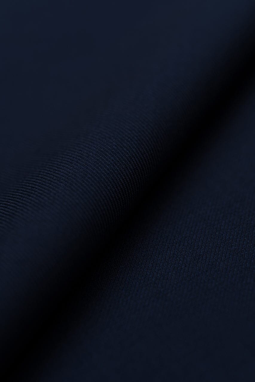 LaGondola Suit Fabric-VBC GC50226 VBC Dark Blue Stretched 110's Wool for Suits