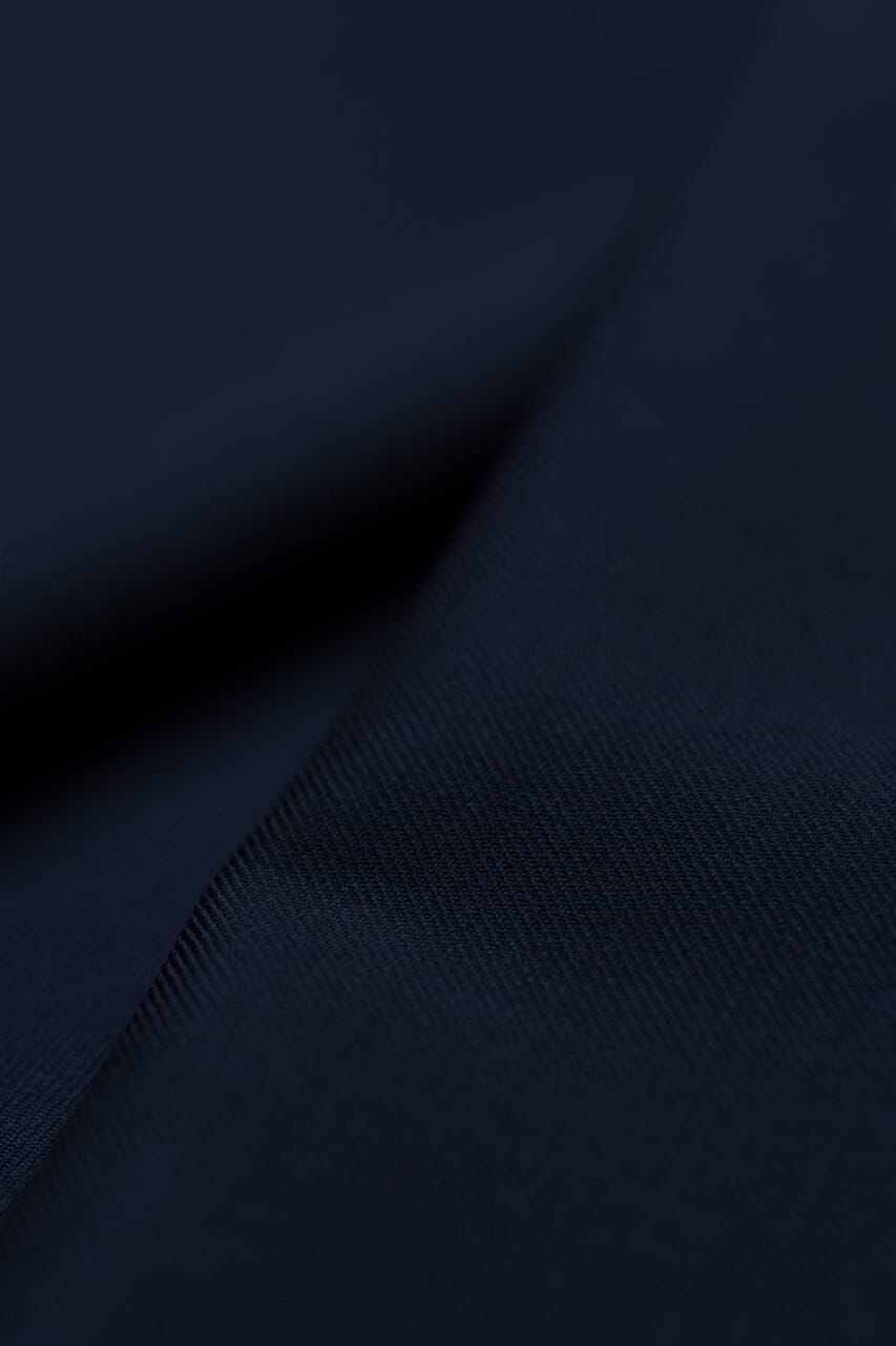 LaGondola Suit Fabric-VBC GC50226 VBC Dark Blue Stretched 110's Wool for Suits