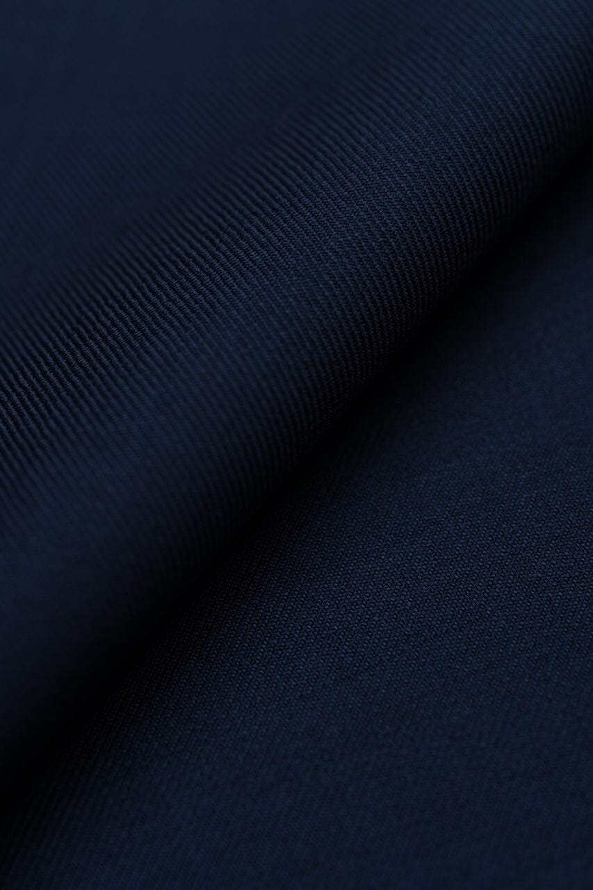 LaGondola Suit Fabric-VBC GC50226 VBC Dark Blue Stretched 110's Wool for Suits