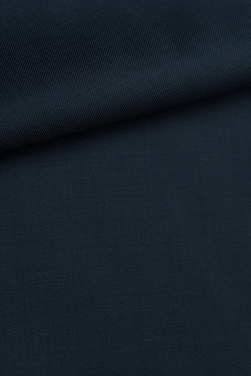 LaGondola Suit Fabric-VBC GC50227 VBC Dark Navy Stretched 110's Wool for Suits