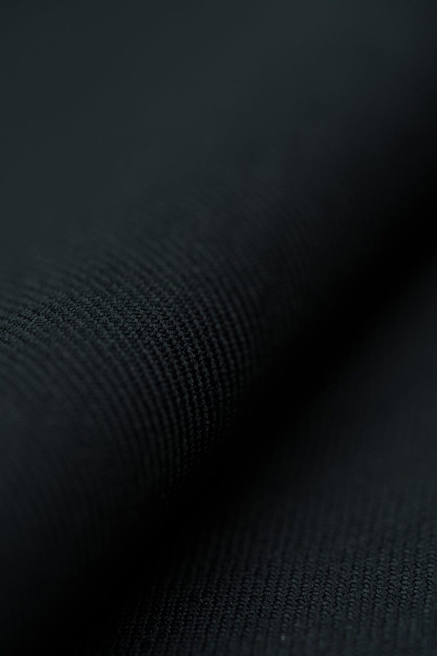 LaGondola Suit Fabric-VBC GC50229 VBC Balck Stretched 110's Wool for Suits