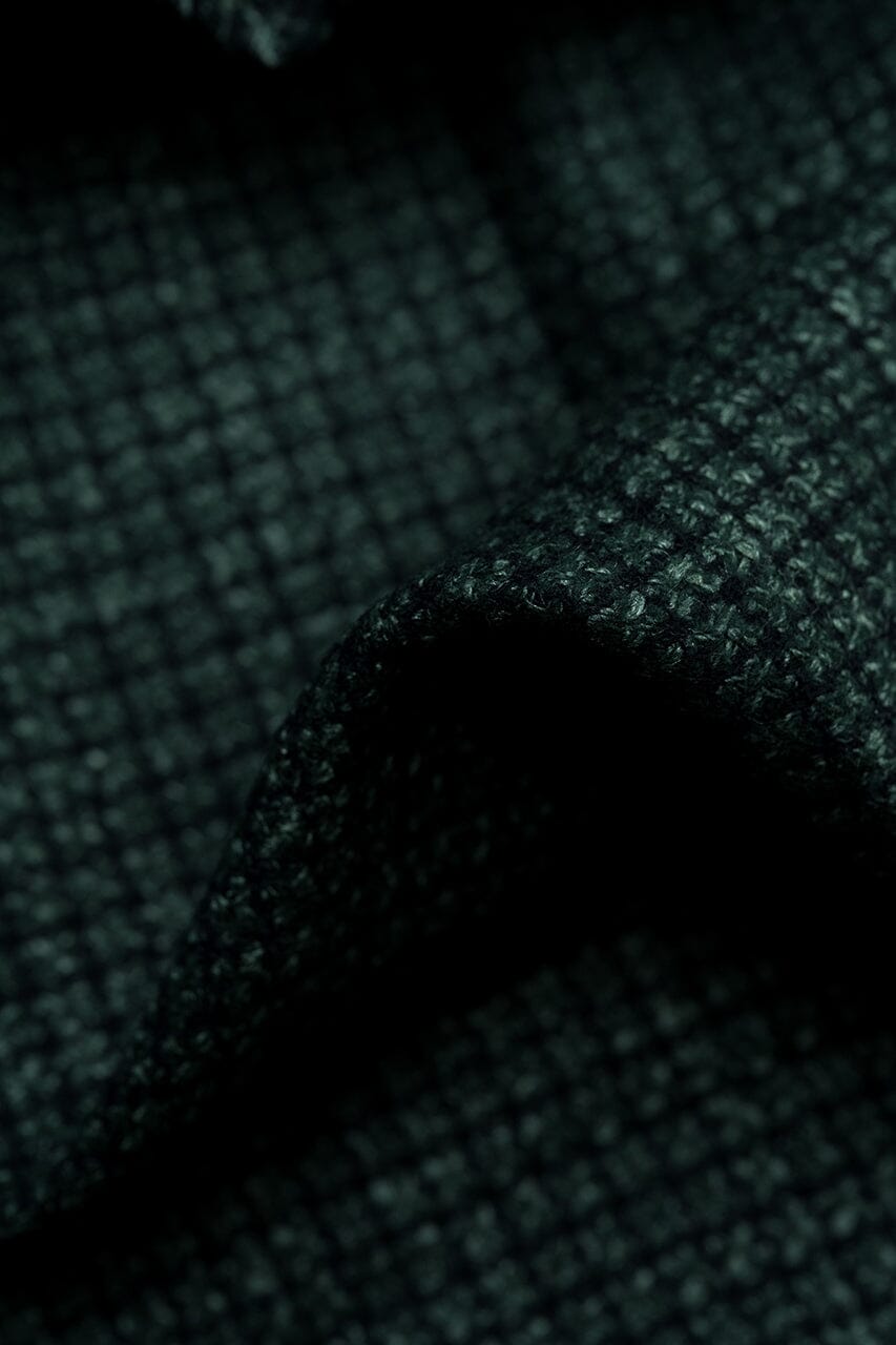 LaGondola Suit Fabric-VBC GC50321 VBC Wool Silk Jacketing-Green Basketweave