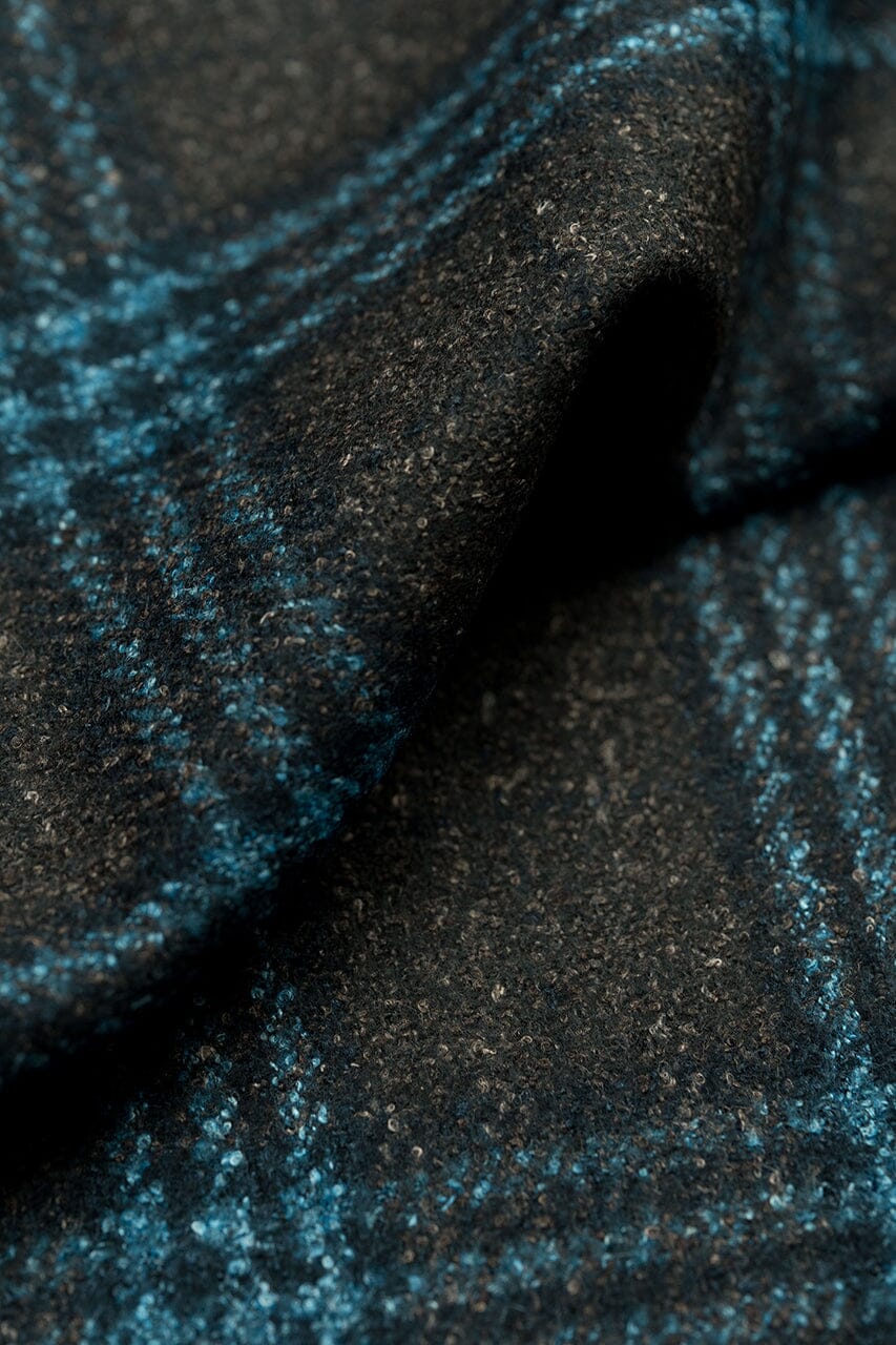 LaGondola Suit Fabric-VBC GC50406 VBC Wool Blended Jacketing-8.5x10.5cm Brown&Blue