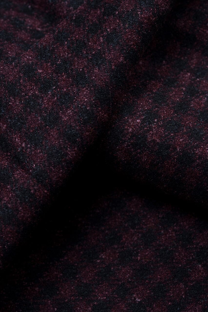 LaGondola Suit Fabric-VBC GC50415 VBC Wool Blended Jacketing-Navy&Red Mini Plaid