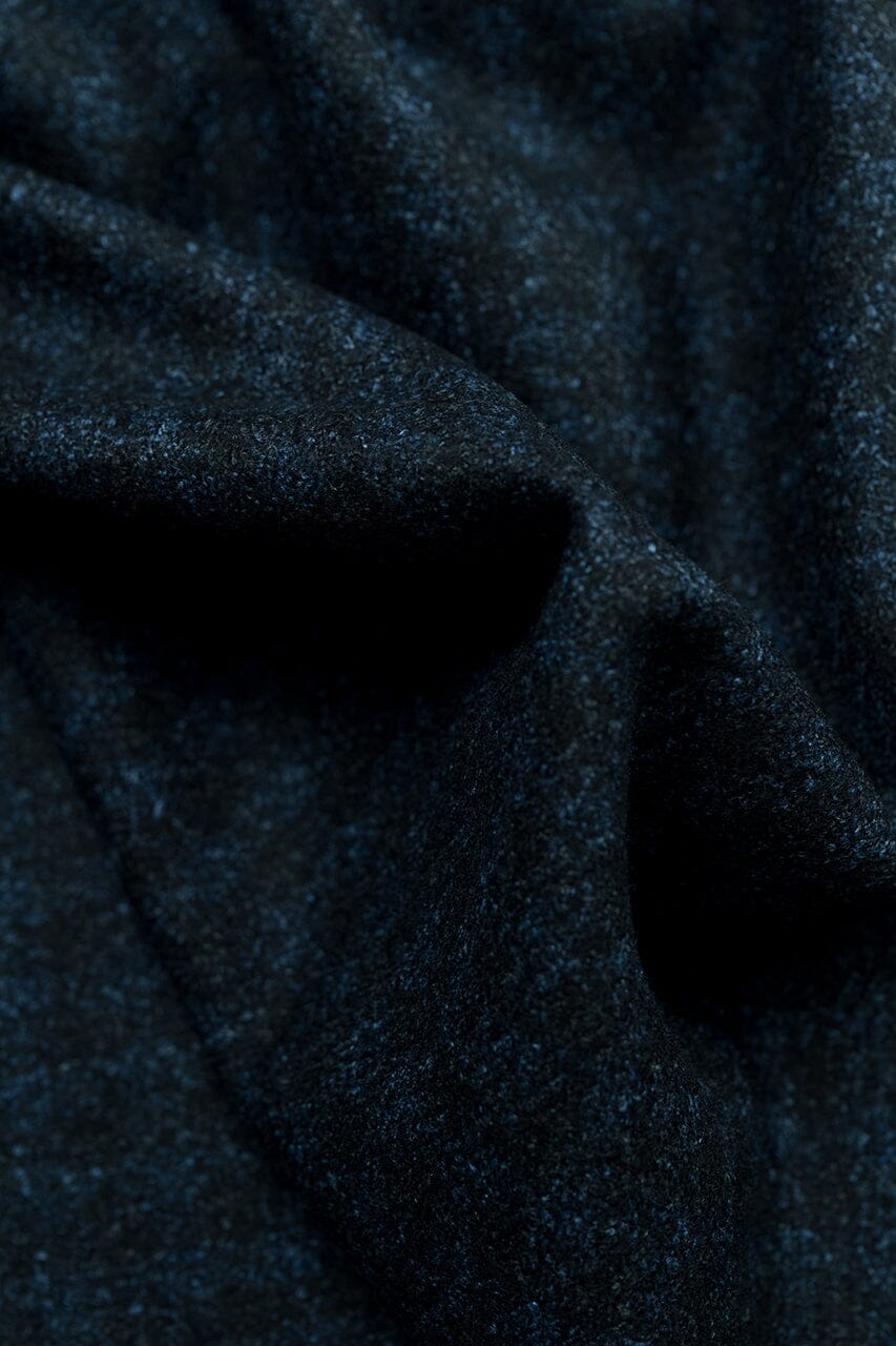 LaGondola Suit Fabric-VBC GC50416 VBC Wool Blended Jacketing-Navy&DkNavy Mini Plaid