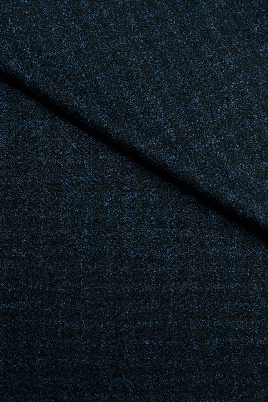 LaGondola Suit Fabric-VBC GC50416 VBC Wool Blended Jacketing-Navy&DkNavy Mini Plaid