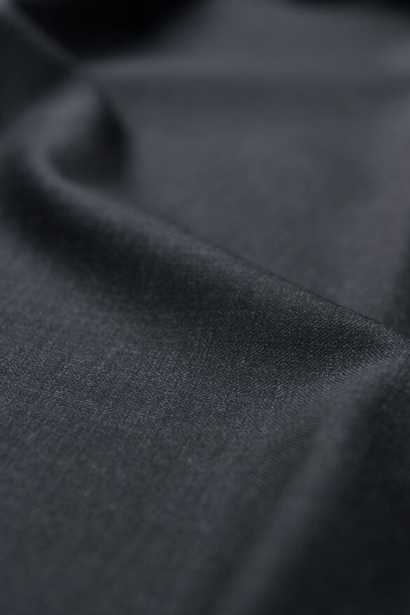 Vintage Suit Fabrics-VBC V20298 VBC Gray Plain 100's for Vest -1.1m