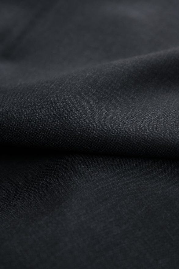 Vintage Suit Fabrics-VBC V20298 VBC Gray Plain 100's for Vest -1.1m