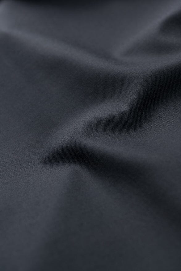 V20318 VBC Dark Navy Pure Wool Suiting -2.8m Vintage Suit Fabrics VBC