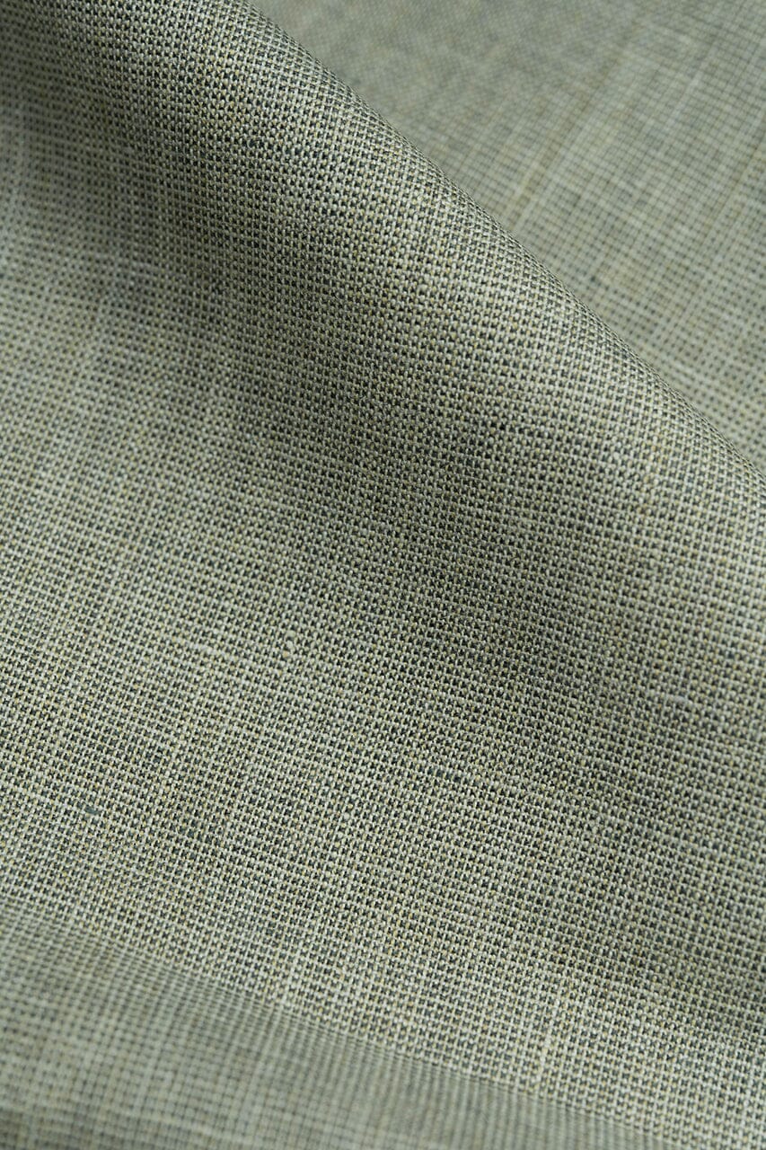 Vintage Suit Fabrics-Vintage 12300233 Grey Wool Linen Jacketing-1.9m