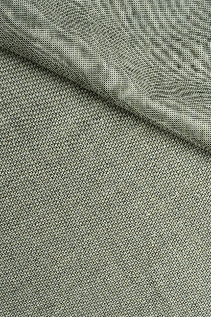 Vintage Suit Fabrics-Vintage 12300233 Grey Wool Linen Jacketing-1.9m