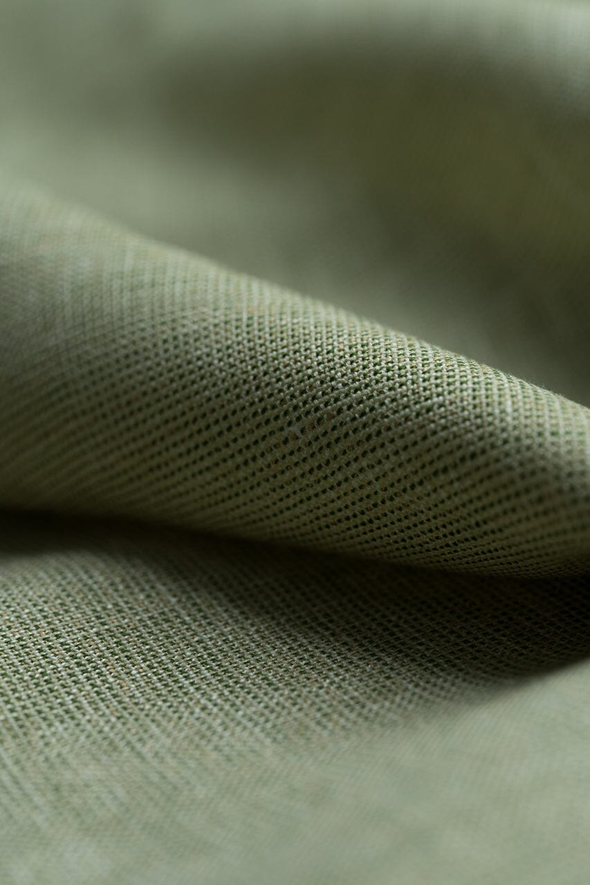 Vintage Suit Fabrics-Vintage 12300241 Grass Wool Linen Jacketing-1.9m