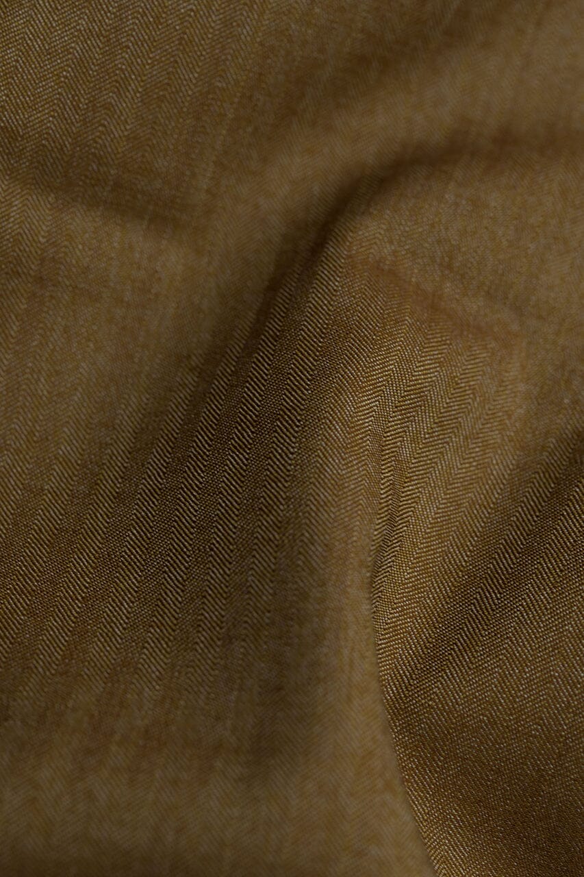 Vintage Suit Fabrics-Vintage 7400240 Tan Twill Wool Suiting-3m