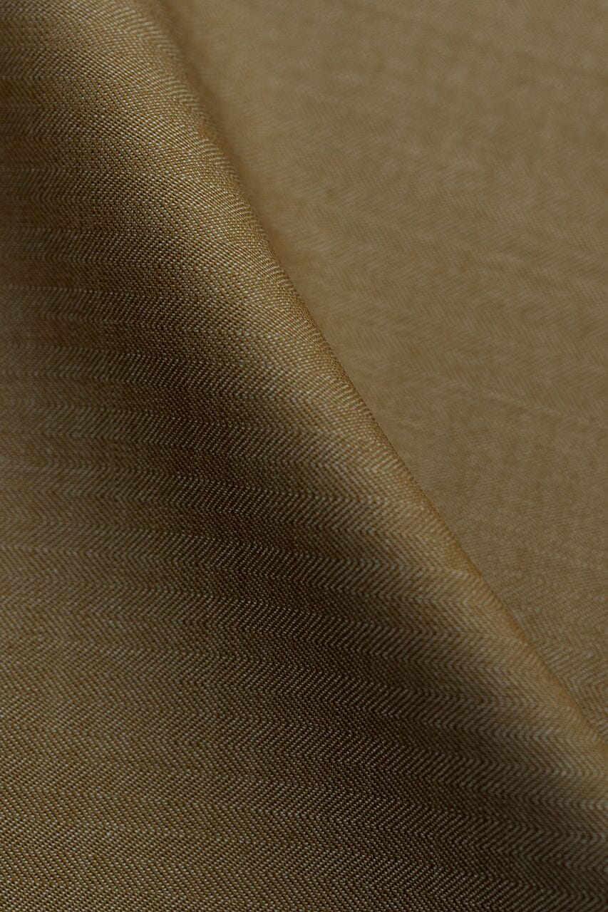 Vintage Suit Fabrics-Vintage 7400247 Sand Twill Wool Suiting-1.9m