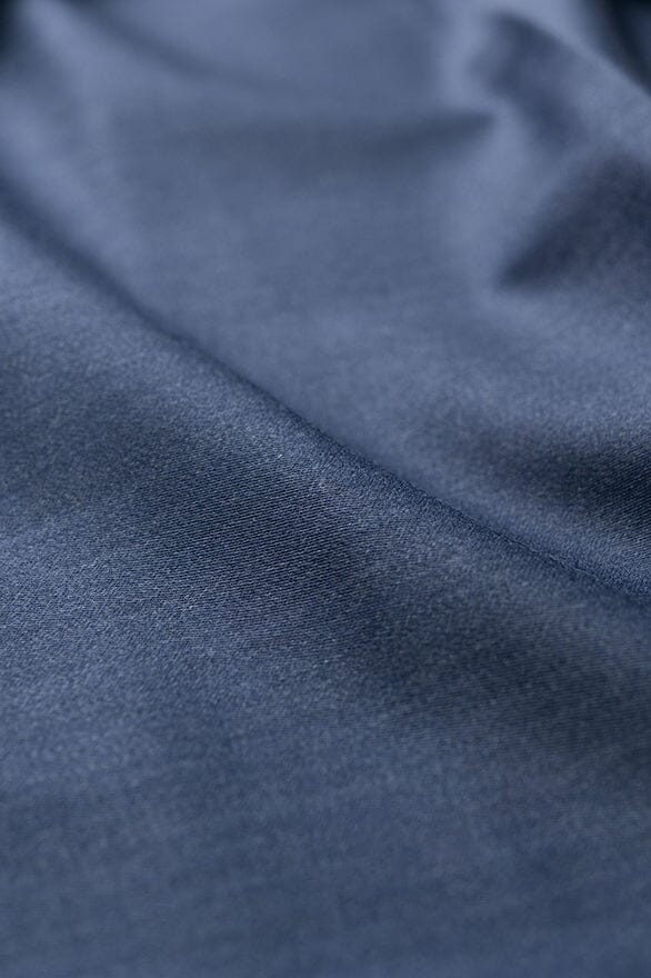 Vintage Suit Fabrics-Vintage V10494 Denim Blue Wool-2m