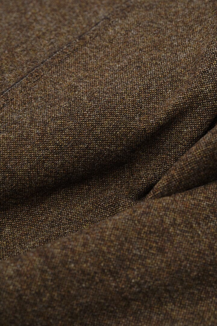 Vintage Suit Fabrics-Vintage V20151 Brown Donegal Tweed-2.3m