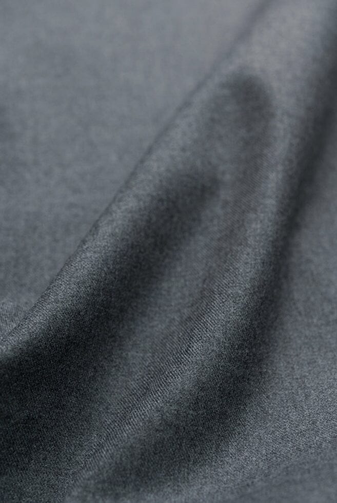 Vintage Suit Fabrics-Vintage V20170 Grey Twill Winter Suiting-3.5m