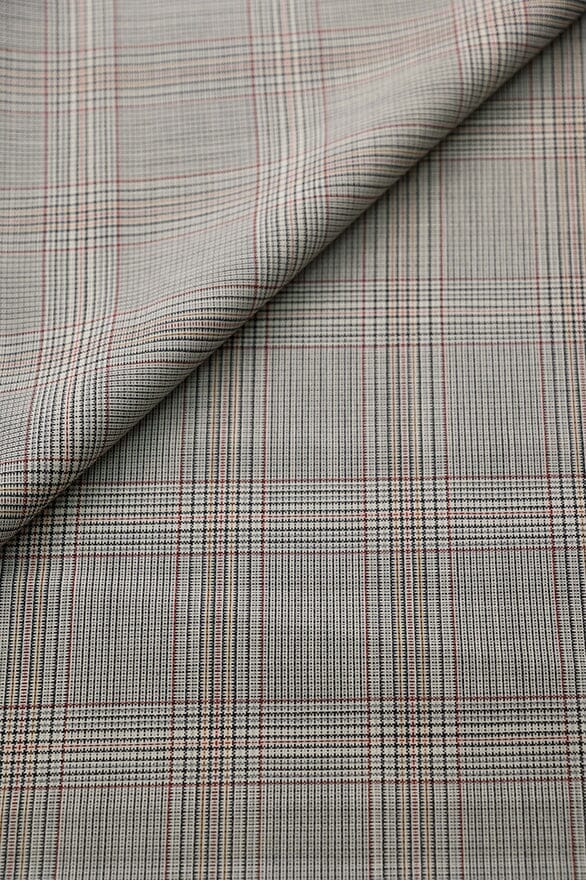 Vintage Suit Fabrics-Vintage V20199 English Fintex PoW Suiting -3m