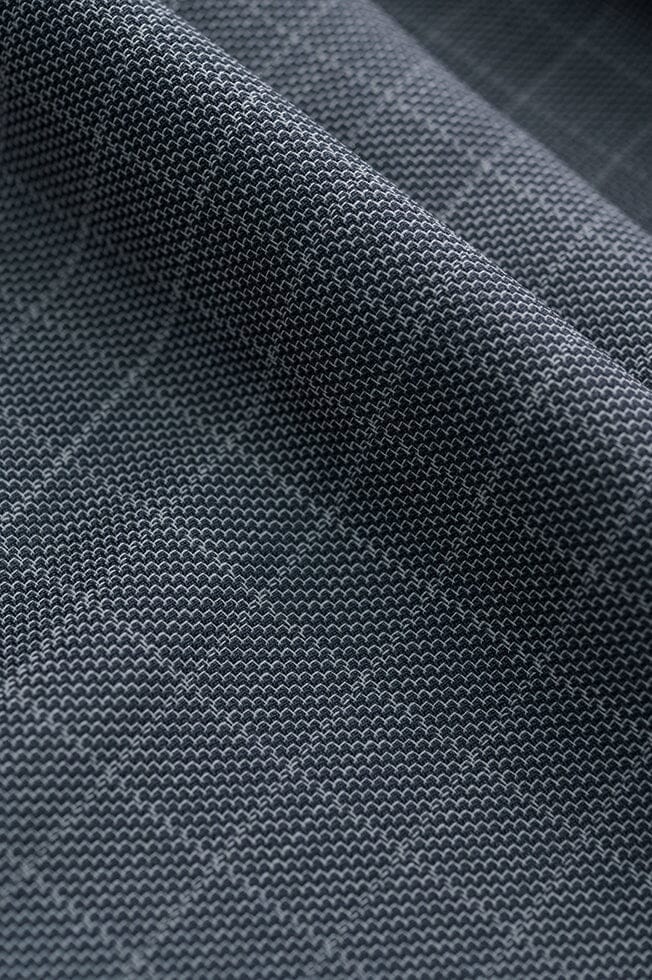 V20225 Silver Grey Plaid Jacketing-2m Vintage Suit Fabrics Vintage