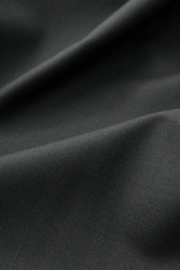 Vintage Suit Fabrics-Vintage V20270 Dark Ink Moss Superfine Wool Suiting-2.8m