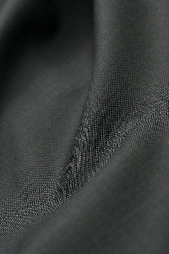 Vintage Suit Fabrics-Vintage V20270 Dark Ink Moss Superfine Wool Suiting-2.8m