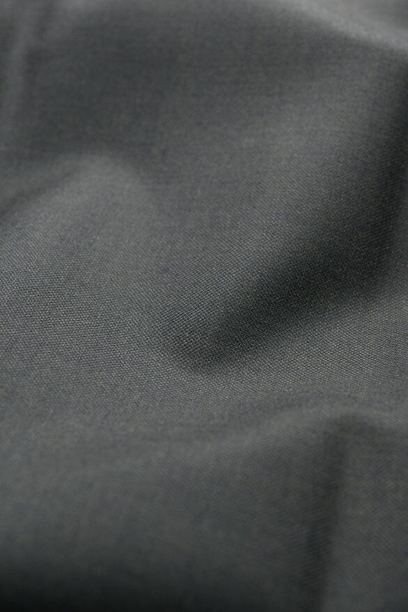 Vintage Suit Fabrics-Vintage V20270 Dark Ink Moss Superfine Wool Suiting-2.8m