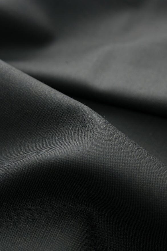 Vintage Suit Fabrics-Vintage V20270 Dark Ink Moss Superfine Wool Suiting-2.8m