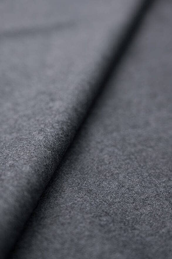 Vintage Suit Fabrics-Vintage V20375 Dark Gray Wool & Cashmere -1.7m