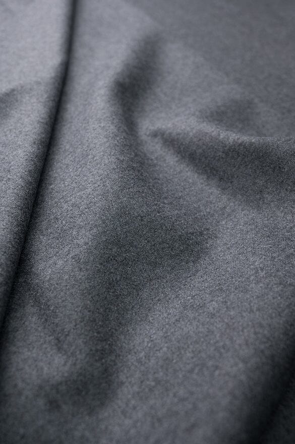 Vintage Suit Fabrics-Vintage V20375 Dark Gray Wool & Cashmere -1.7m