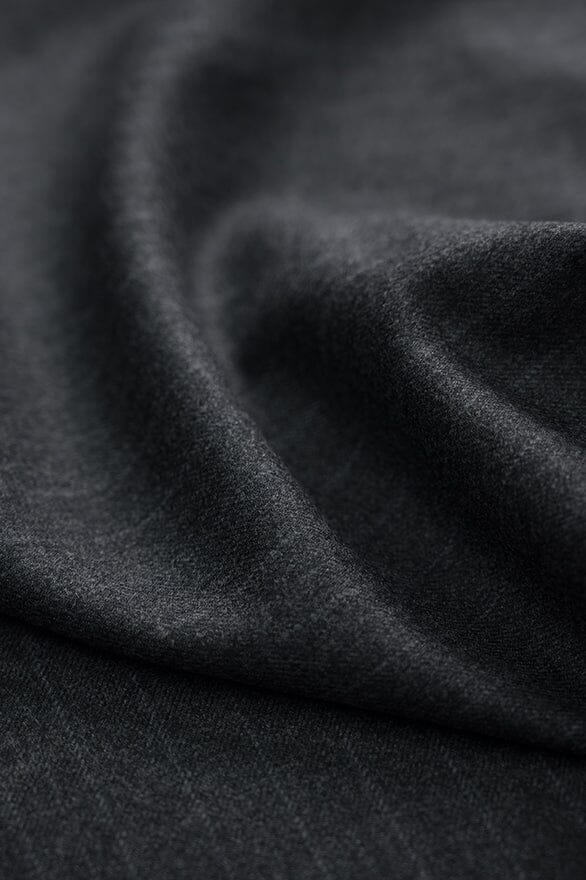 Vintage Suit Fabrics-Vintage V20378 Gray Stripe Suiting -3m