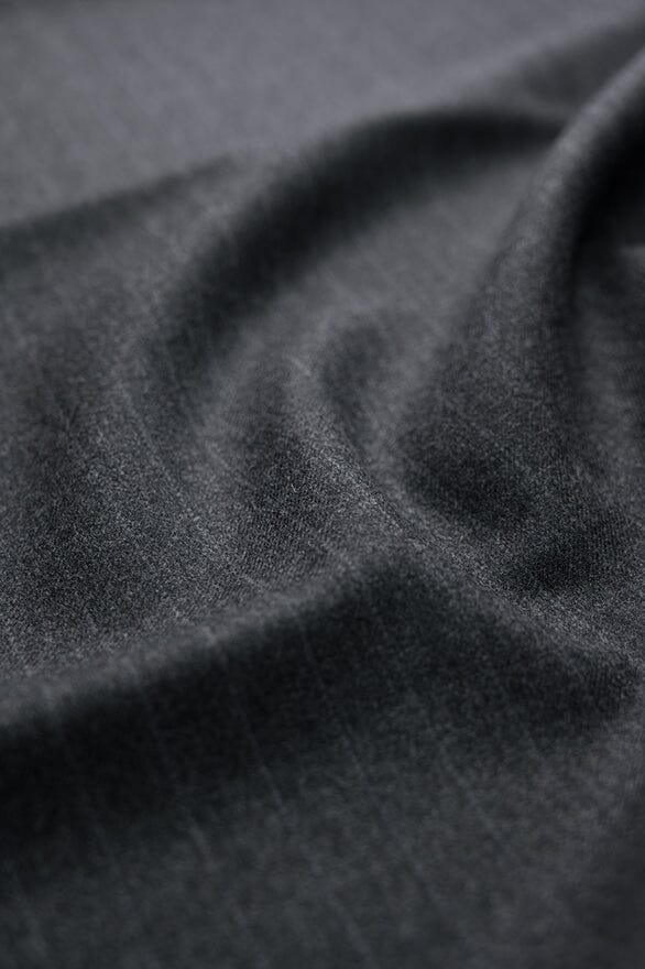 Vintage Suit Fabrics-Vintage V20378 Gray Stripe Suiting -3m
