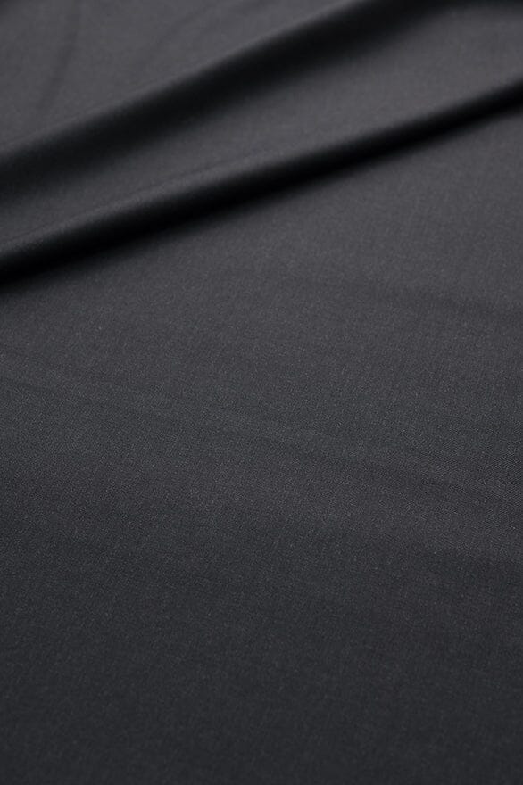 Vintage Suit Fabrics-Vintage V20410 Dark Gray Terylene & Wool Suiting -3.3m