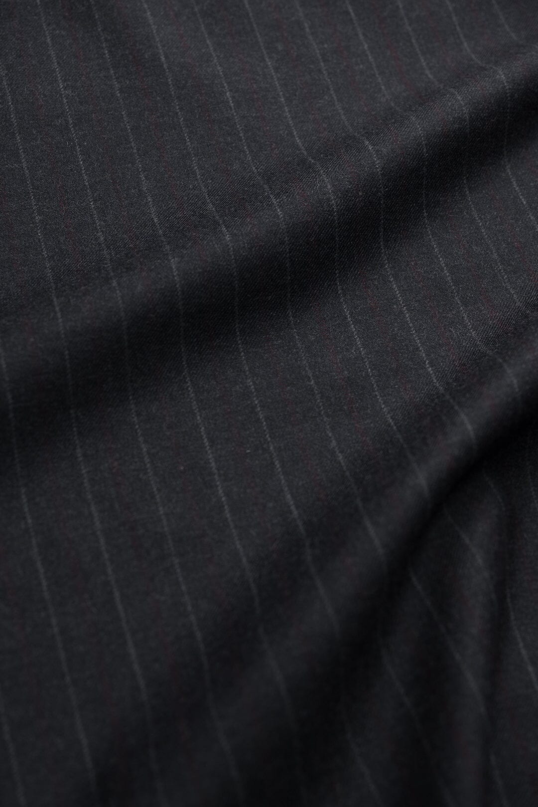 Vintage Suit Fabrics-Vintage V20518 Charcoal Stripe Suiting-3.1m