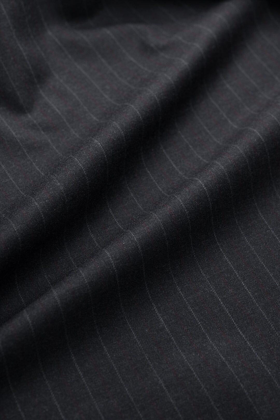 Vintage Suit Fabrics-Vintage V20518 Charcoal Stripe Suiting-3.1m