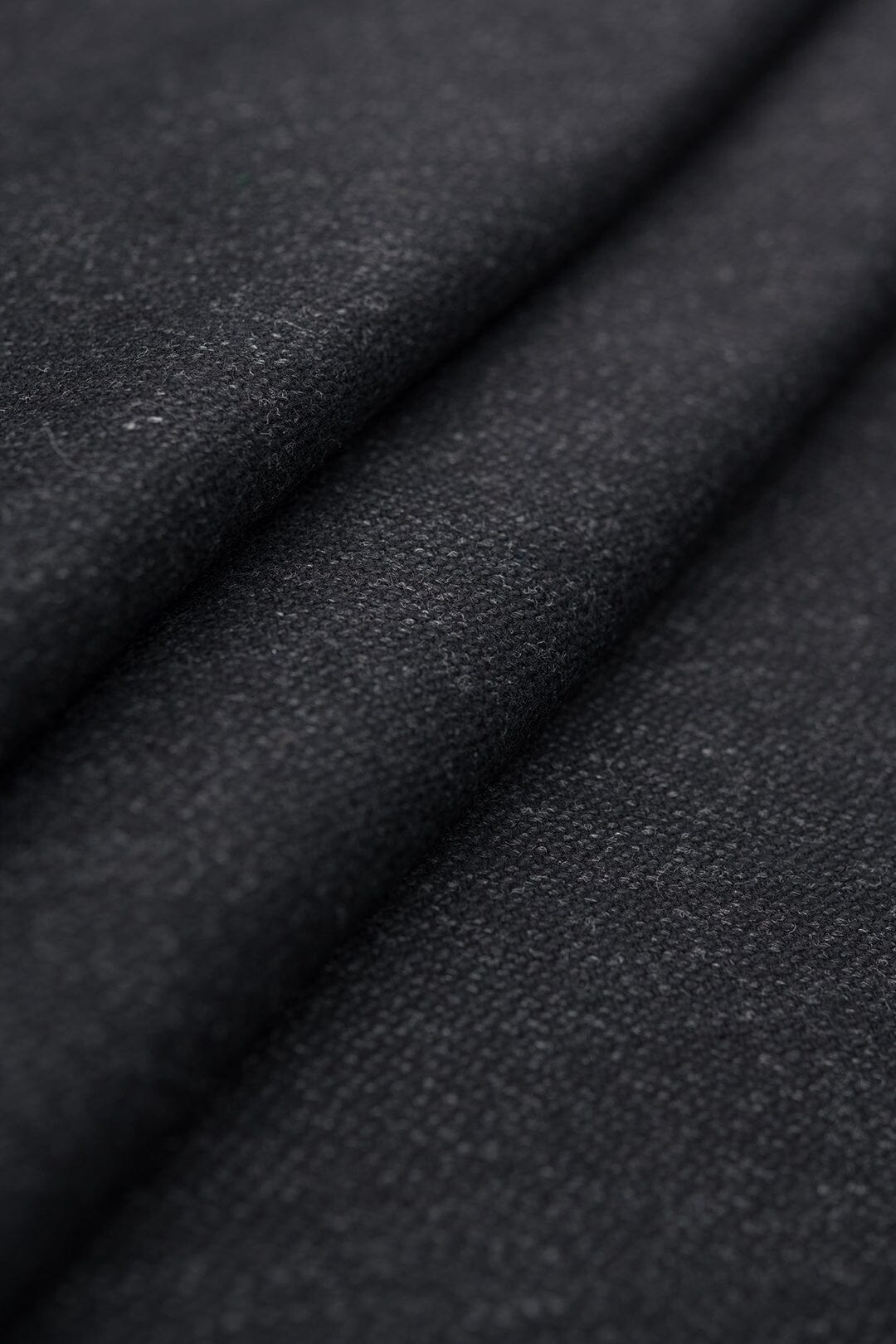 Vintage Suit Fabrics-Vintage V20526 Dark Gray Wool Jacketing -1.8m