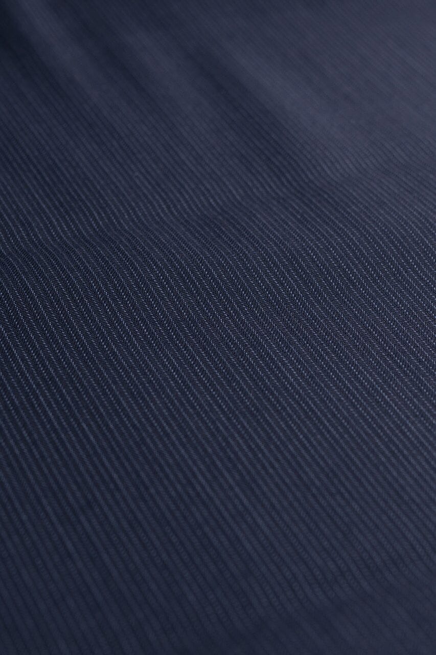 Vintage Suit Fabrics-Vintage V20553 Marine Blue Stripe 120s Wool -2.8m