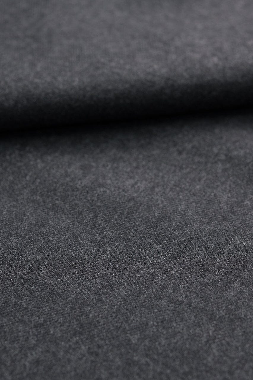 Vintage Suit Fabrics-Vintage V20568 Gray Plain Wool -3.25m