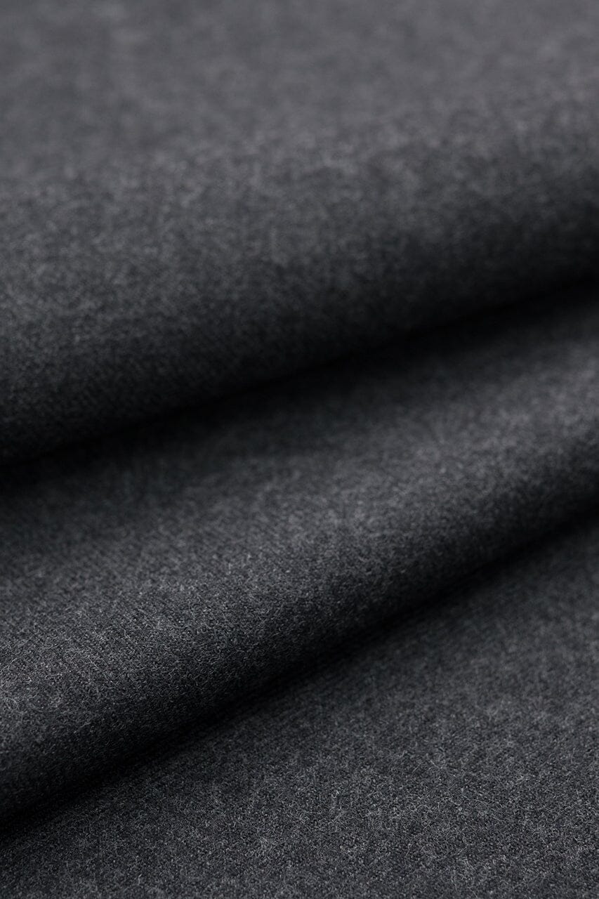 Vintage Suit Fabrics-Vintage V20568 Gray Plain Wool -3.25m