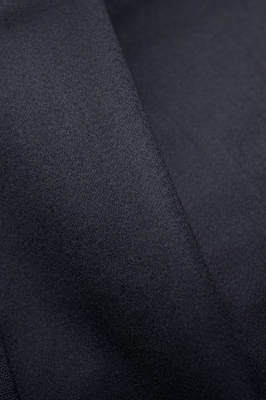 Vintage Suit Fabrics-Vintage V23252 Dark Blue Plain 100's Wool Suiting -1.4m