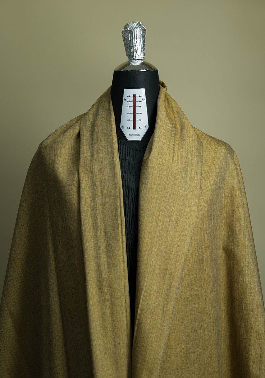 Vintage Suit Fabrics-Vintage V23454 Brown Kid mohair Wool Suiting -1.35m