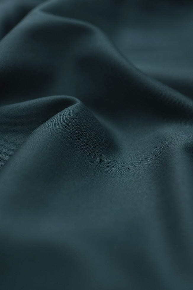 Vintage Suit Fabrics-Vintage V259 Dark Green Gaberdine (Price per 0.25m)