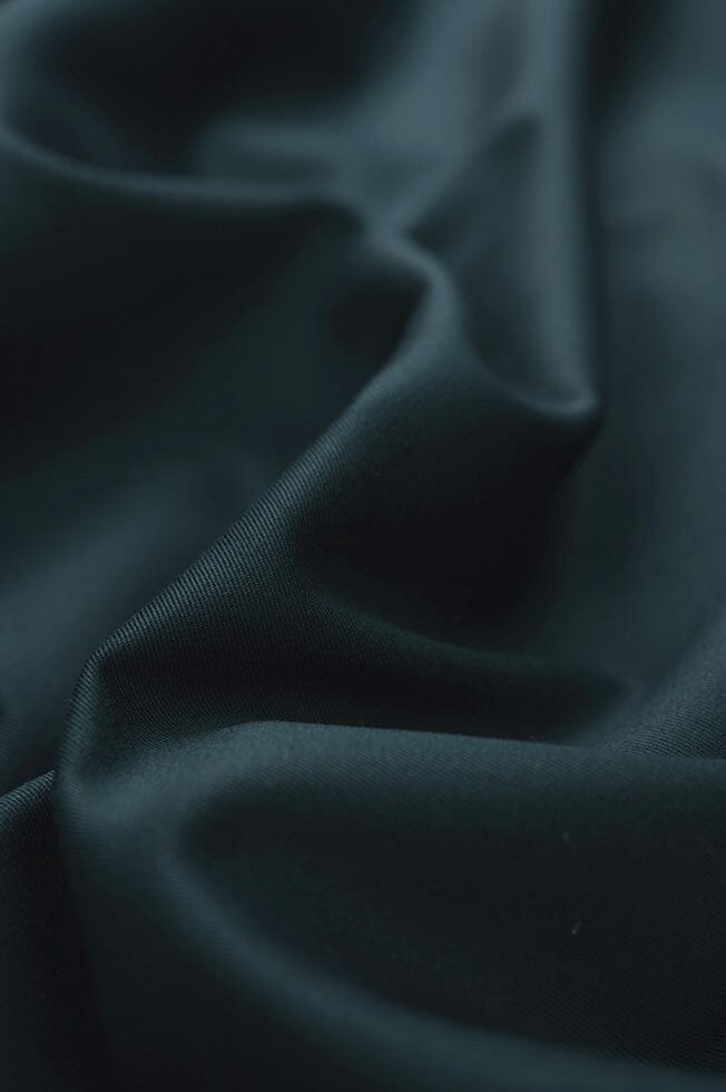 Vintage Suit Fabrics-Vintage V259 Dark Green Gaberdine (Price per 0.25m)