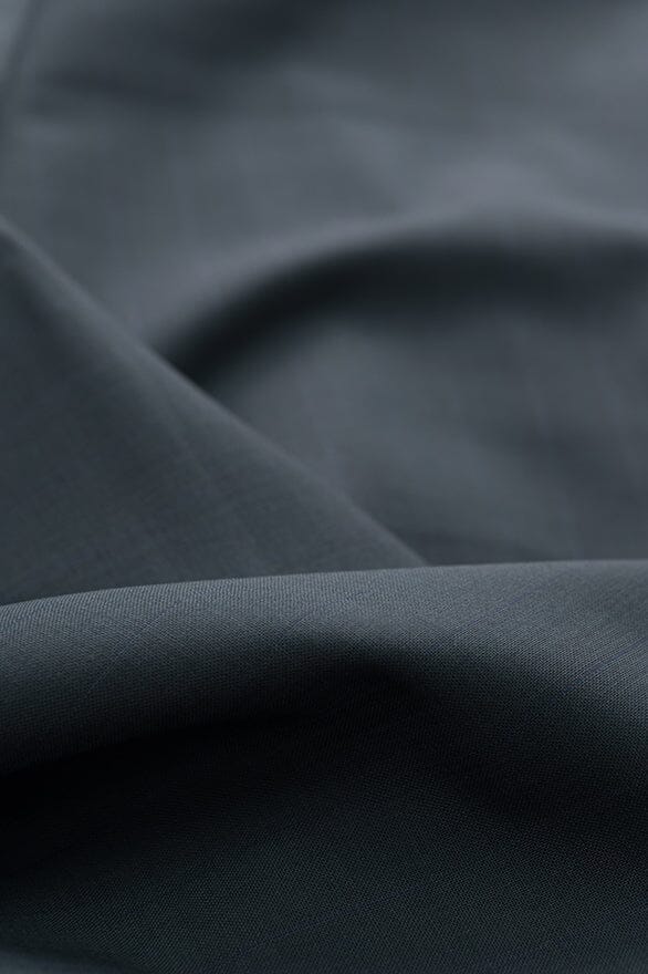 V20190 Wain Shiell Slate Green Wool Suiting - 2.5m Vintage Suit Fabrics Wain Shiell